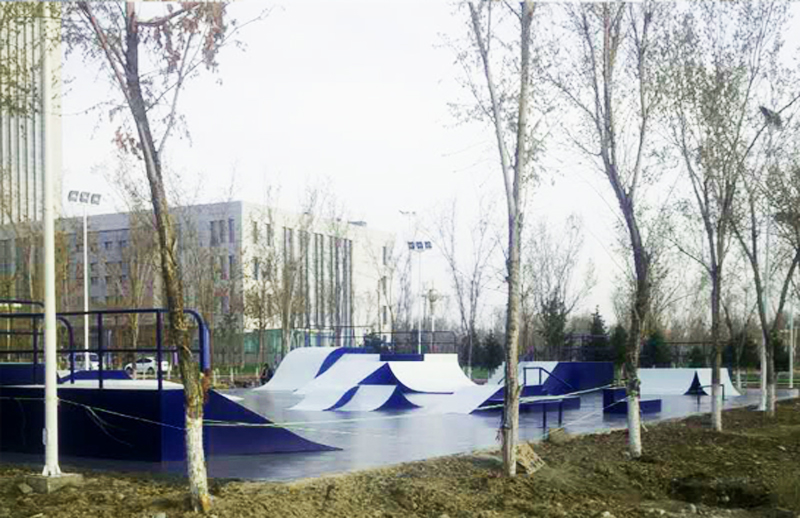 新疆石河子市开发区北公园极限运动场