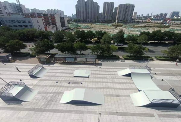 陕西省榆林市领航国际广场极限运动场