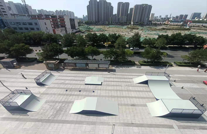陕西省榆林市领航国际广场极限运动场