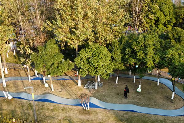 四川省成都市锦江公园极限运动泵道