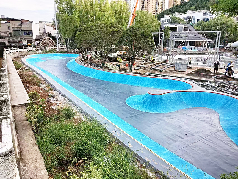 湖北省郧西县七夕城市公园极限运