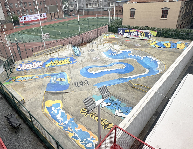 江西省九江市大中路文化街区极限运动场